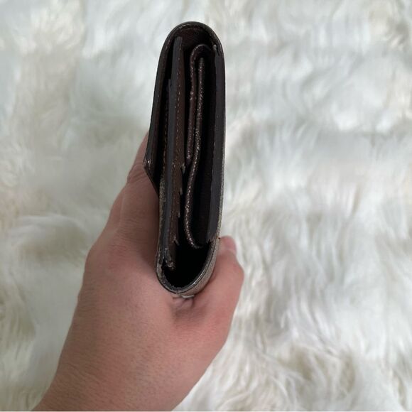 Louis Vuitton damier ebene long wallet - preowned - Picture 7 of 8